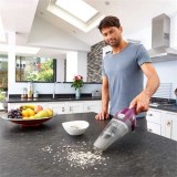 Black & Decker NVC115W aspiratore portatile grigio viola senza sacchetto