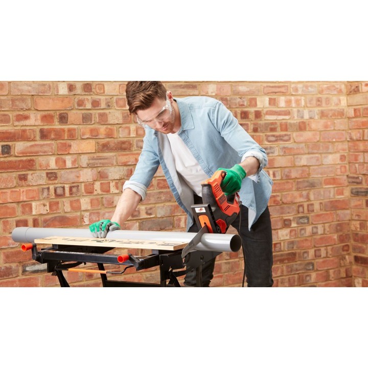 Black & Decker RS890K-QS Sega alternativa 2700 spm 500 W Nero arancione