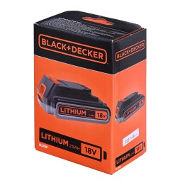 Black+Decker BL2518-XJ 18 V 2.5 Ah batteria per utensile elettrico