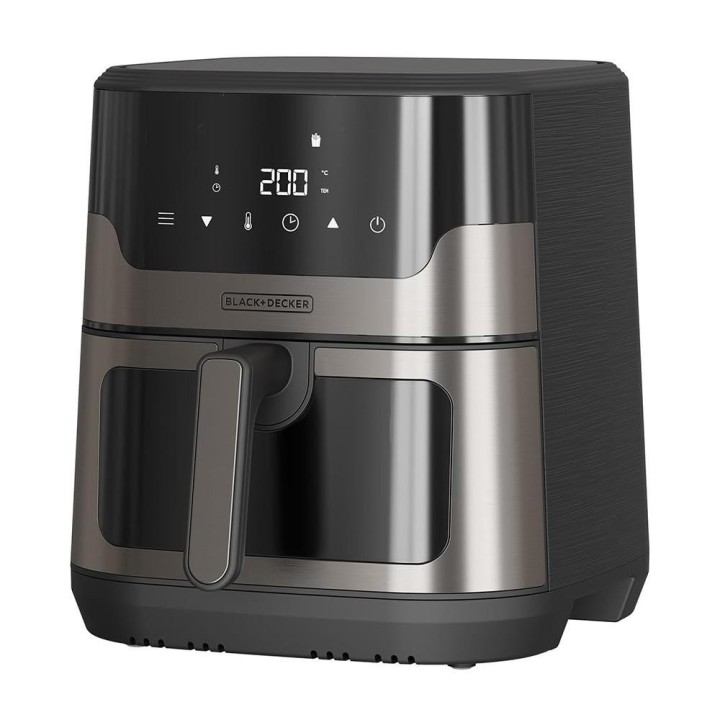 Black+Decker BXAF8001E 1700 W 8 L friggitrice ad aria senza olio nera