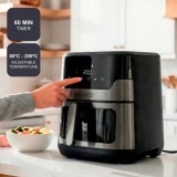 Black+Decker BXAF8001E 1700 W 8 L friggitrice ad aria senza olio nera