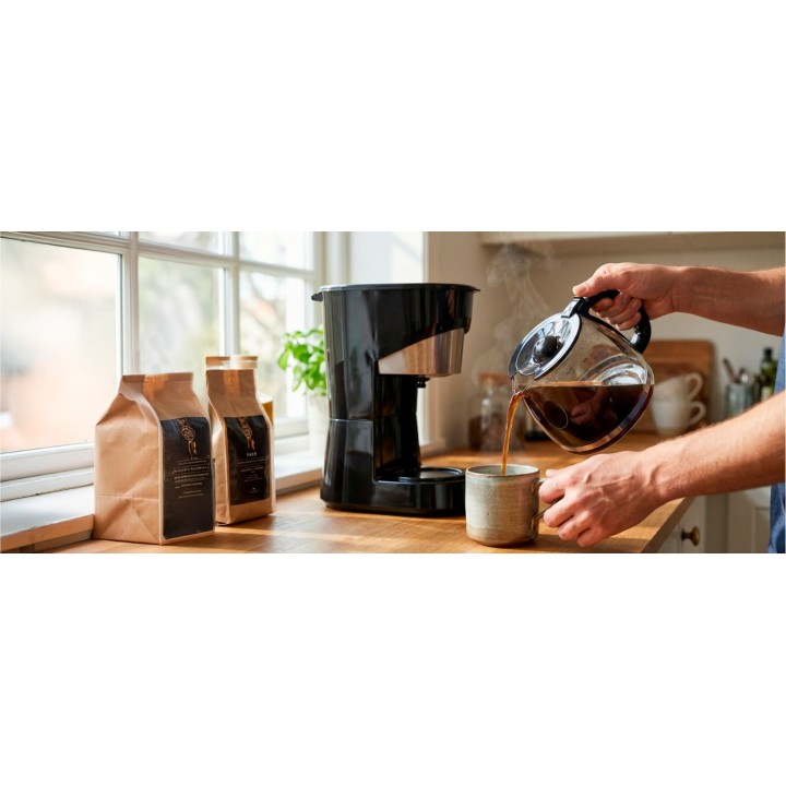 Black+Decker BXCO1001E 1000 W Caffettiera con filtro 12 tazze