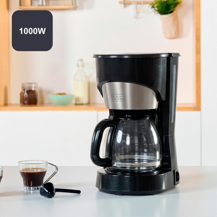 Black+Decker BXCO1001E 1000 W Caffettiera con filtro 12 tazze