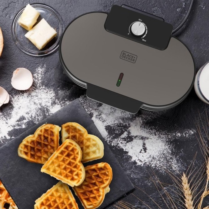 Black+Decker BXFC3200E 1400 W Piastra per waffle