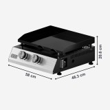 Black+Decker BXOP4900E Barbecue a gas 2 bruciatori