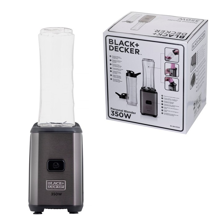 Frullatore sportivo Black+Decker BXJBA350E (350W, grigio)