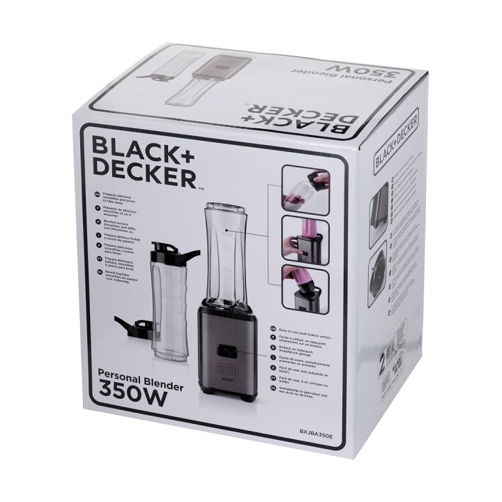 Frullatore sportivo Black+Decker BXJBA350E (350W, grigio)