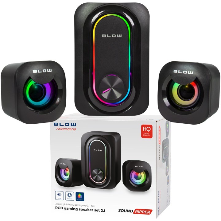 2.1 Altoparlanti gaming per computer con subwoofer