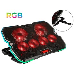 6 FAN VORTEX RGB Laptop Cooling Pad