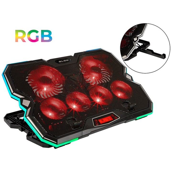 6 FAN VORTEX RGB Laptop Cooling Pad