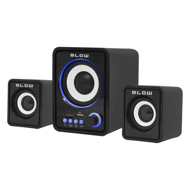 BLOW 66-377 altoparlante 3 vie 3 W nero wireless