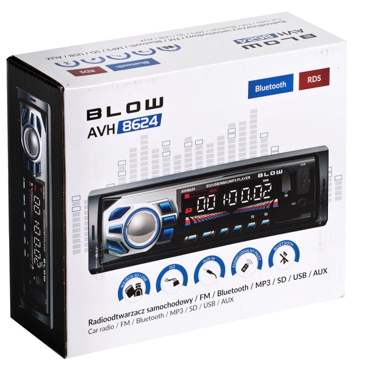 BLOW AVH-8624 autoradio nero