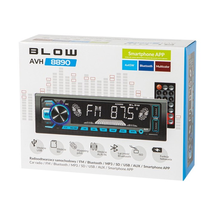 BLOW AVH-8890 autoradio nero