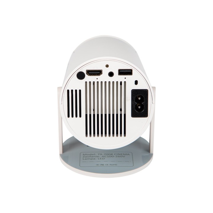 BLOW AndroidTV HD Proiettore portatile Cinema WHITE