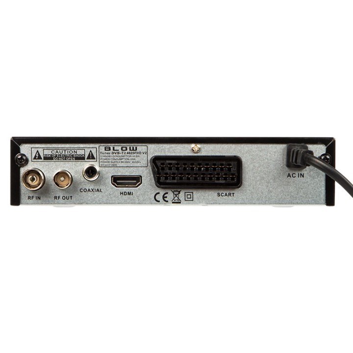 DVB-T2 decoder BLOW 4625FHD H.265 H.265 V2 sintonizzatore