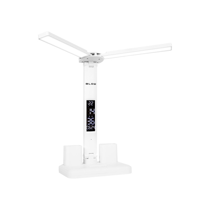 LB-24 LED lampada da scrivania con orologio
