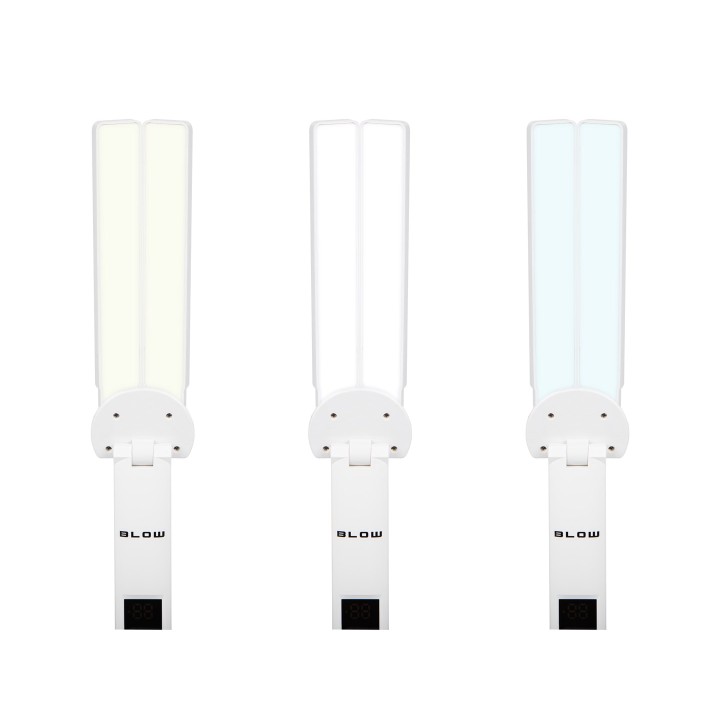 LB-24 LED lampada da scrivania con orologio
