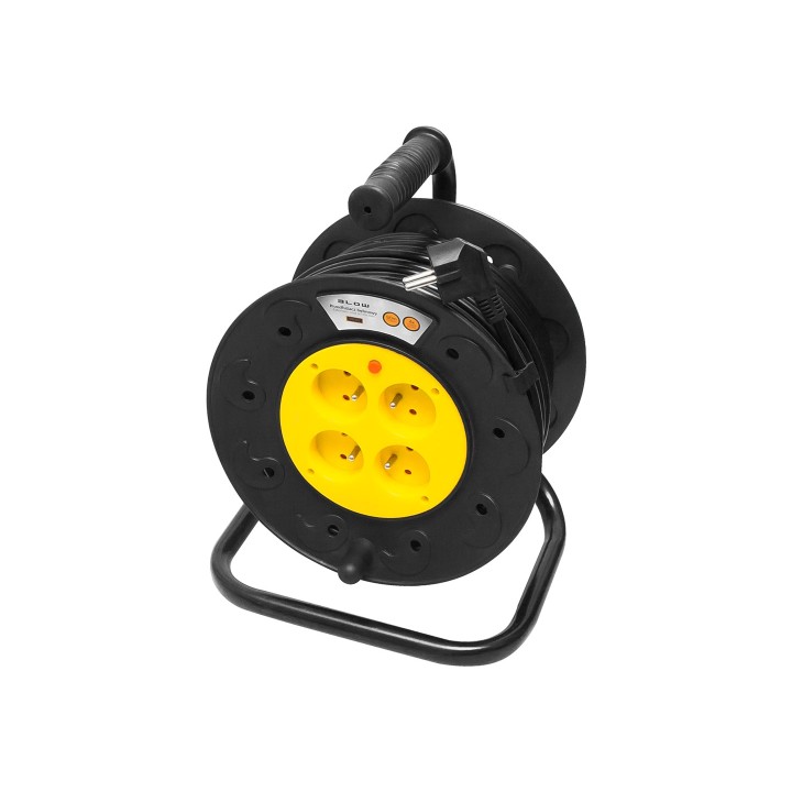 PR-61 Prolunga 4 prese con messa a terra 50m PVC tamburo 3x2.5mm