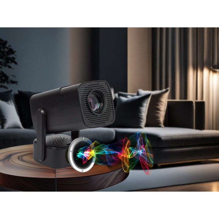 Proiettore portatile BLOW AndroidTV HD Cinema SOUND + case nero