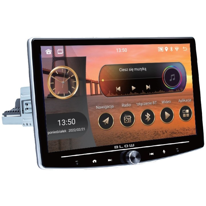 Radio BLOW CP01 1DIN 10 Android/WiFi/GPS/CARPLAY SWIVEL
