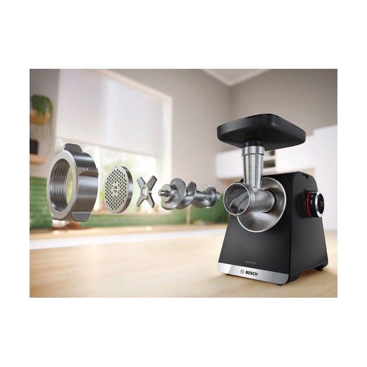 Bosch MFW S660B Tritacarne Nero Argento
