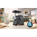 Bosch MFWS430B Tritacarne 1900 W Nero Argento