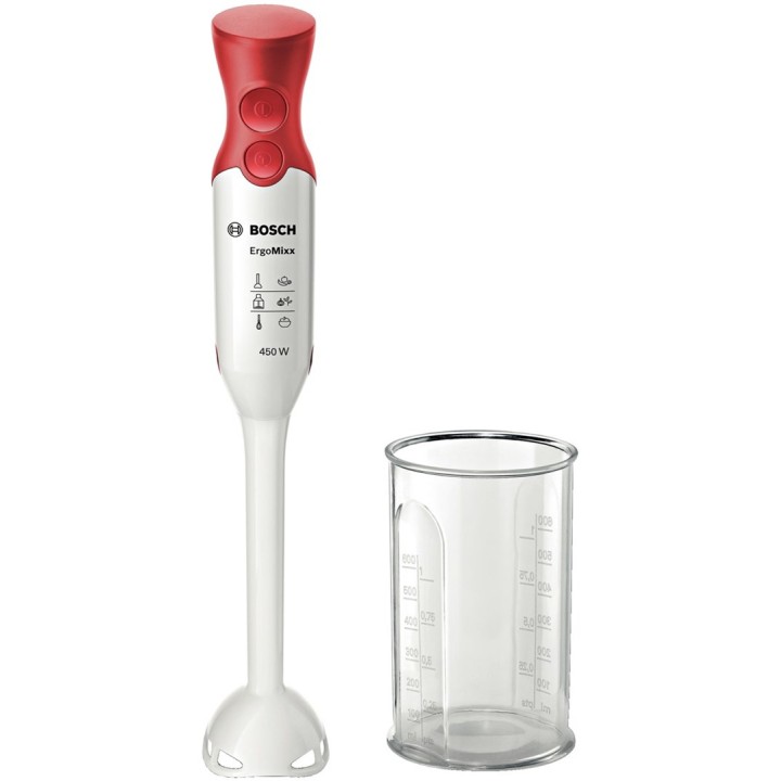 Bosch MSM64010 frullatore Frullatore ad immersione 450 W Rosso Bianco