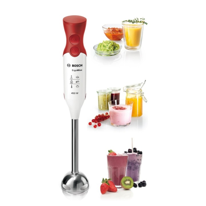 Bosch MSM64110 frullatore Frullatore ad immersione 450 W Rosso Bianco