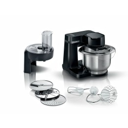 Bosch Serie 2 MUMS2EB01 robot da cucina 700 W 3.8 L Nero Acciaio inox