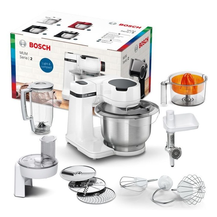 Bosch Serie 2 MUMS2EW40 robot da cucina 700 W 3.8 L bianco