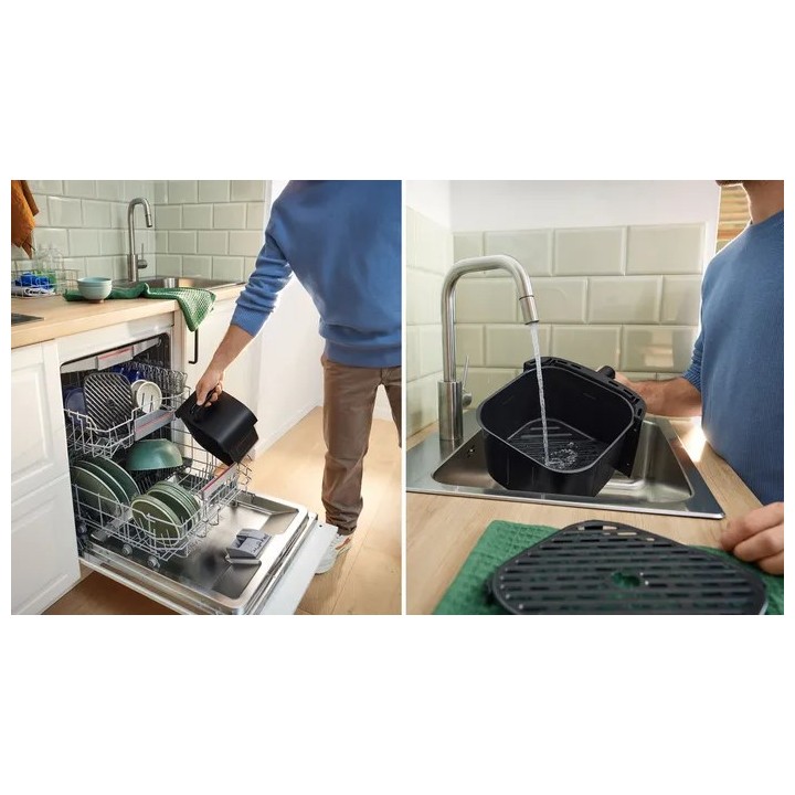Bosch Serie 4 MAF462B0 Friggitrice singola 6.1 L Autonoma 2050 W Friggitrice ad aria calda Nero