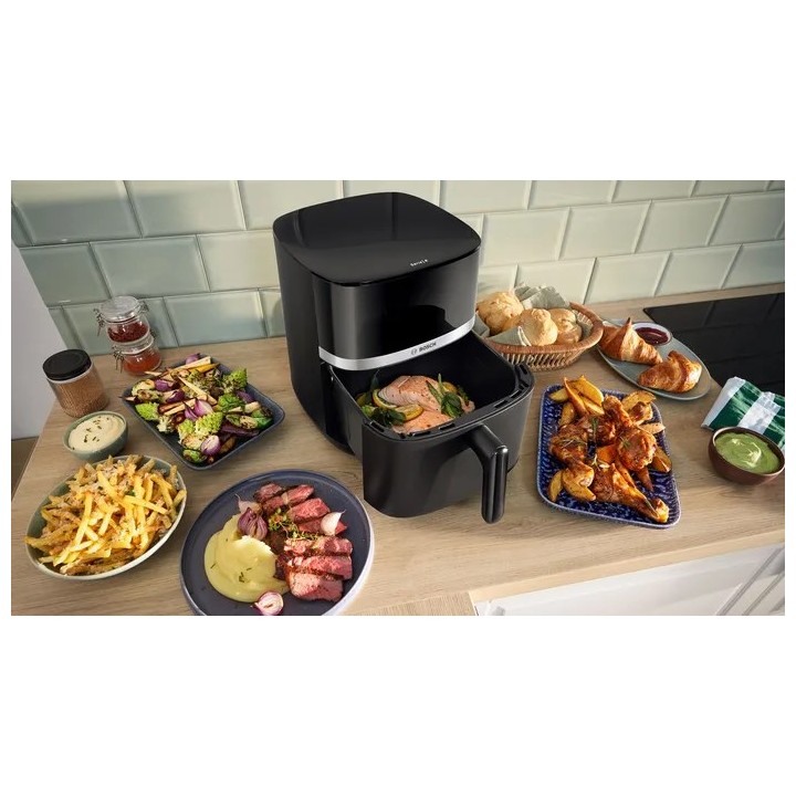 Bosch Serie 4 MAF462B0 Friggitrice singola 6.1 L Autonoma 2050 W Friggitrice ad aria calda Nero