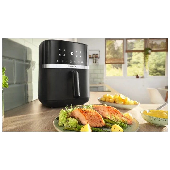 Bosch Serie 4 MAFS2462B Friggitrice singola 6.1 L Autonoma 2050 W Friggitrice ad aria calda Nero