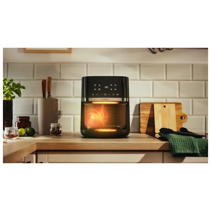 Bosch Serie 4 MAFS2462B Friggitrice singola 6.1 L Autonoma 2050 W Friggitrice ad aria calda Nero
