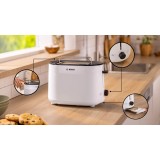 Bosch TAT2M121 Tostapane 6 2 fette 950 W Bianco