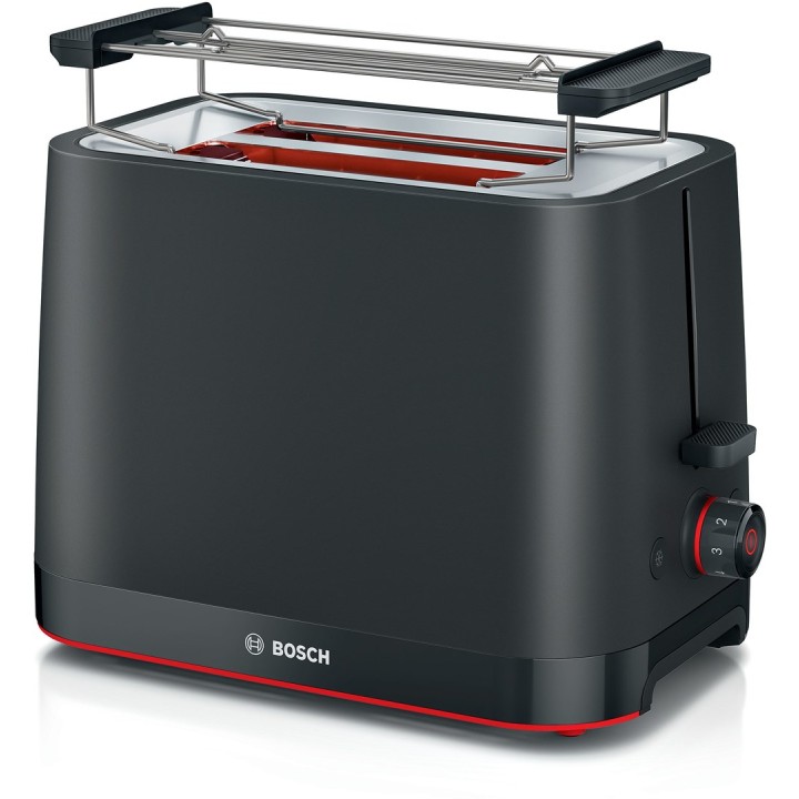 Bosch TAT3M123 Tostapane 2 fette 950 W Nero