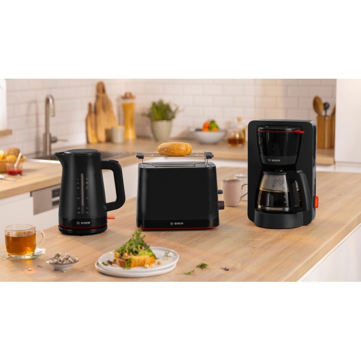 Bosch TAT3M123 Tostapane 2 fette 950 W Nero