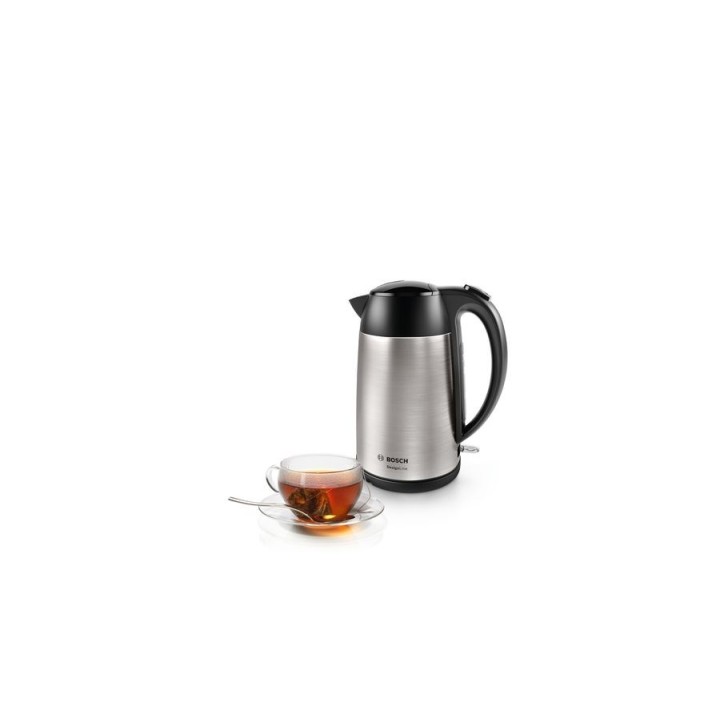 Bosch TWK3P420 bollitore elettrico 1.7 L 2400 W Nero Acciaio inox