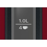 Bosch TWK3P424 bollitore elettrico 1.7 L 2400 W Grigio Rosso