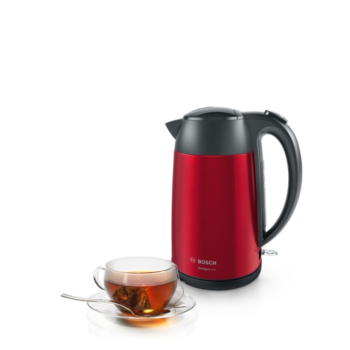 Bosch TWK3P424 bollitore elettrico 1.7 L 2400 W Grigio Rosso