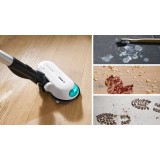 Aspirapolvere senza filo 2 in 1 aspira e lava Unlimited 7 ProHygienic Aqua bianco