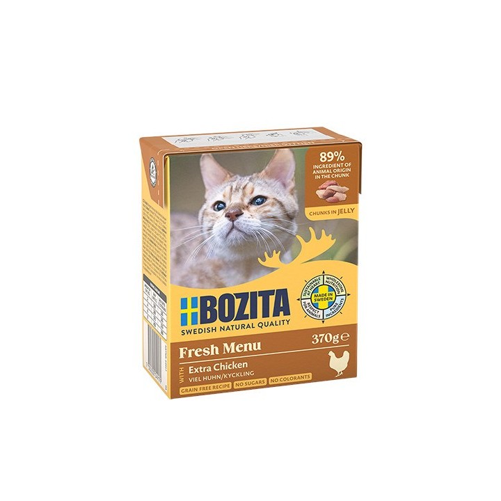 BOZITA Pollo in gelatina - Cibo umido per gatti - 370 g