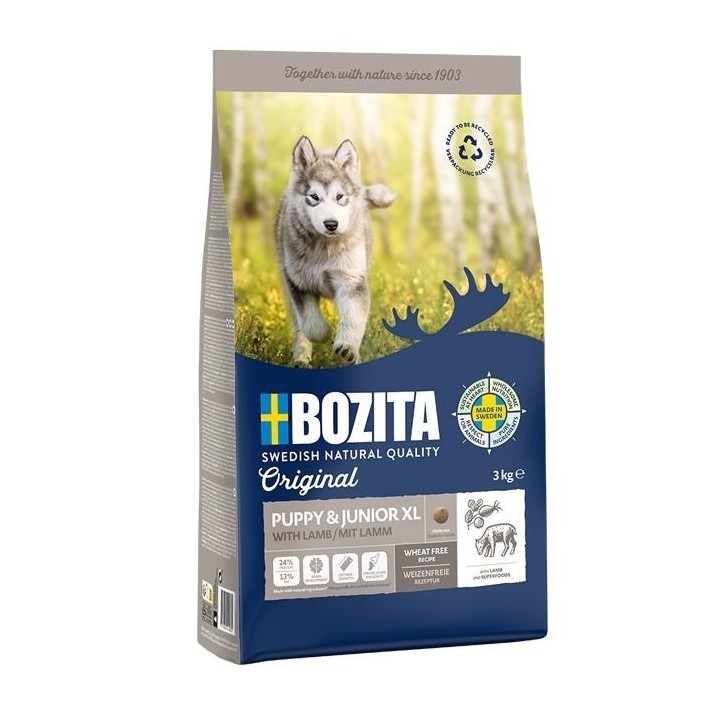 BOZITA Original Cucciolo & Junior XL agnello - cibo secco per cani - 12kg