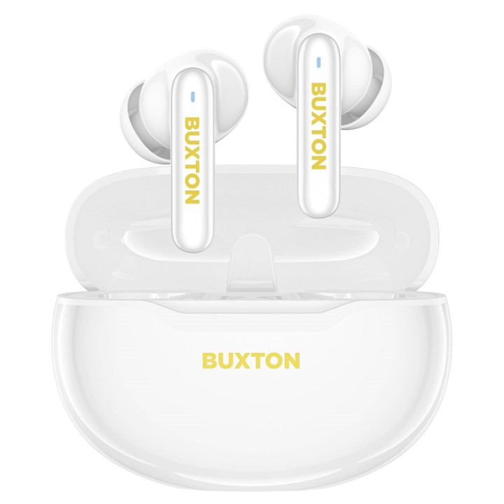 Buxton BTW 7200 White Tuya - Auricolari wireless in-ear con custodia di ricarica bianco