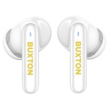 Buxton BTW 7200 White Tuya - Auricolari wireless in-ear con custodia di ricarica bianco