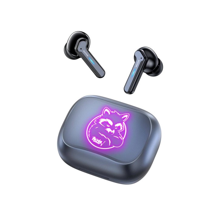 Buxton BTW 8200 auricolari wireless in-ear Racoon con custodia di ricarica bianca