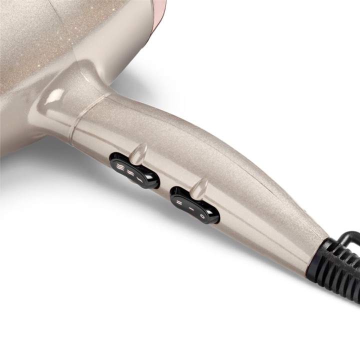 BaByliss 5914PE Asciugacapelli 2000 W nero oro rosa oro