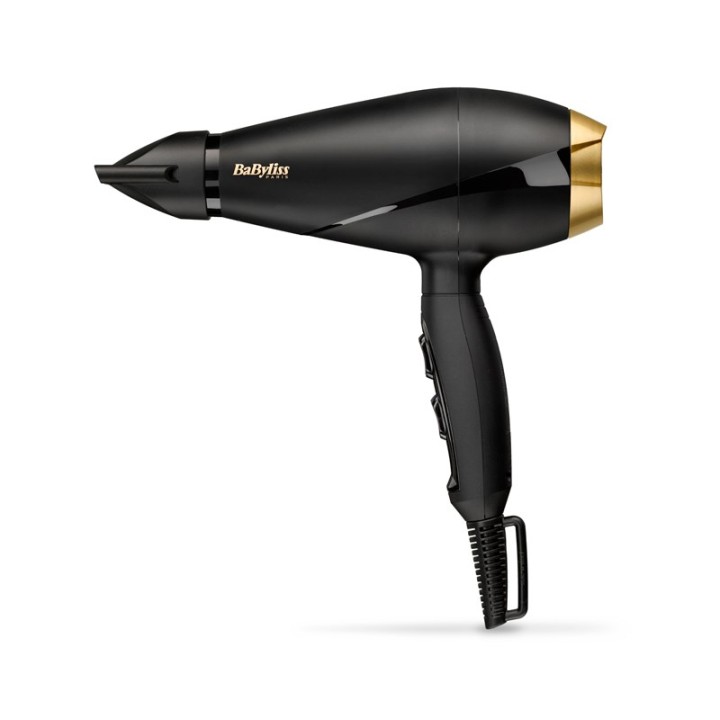 BaByliss 6704E Asciugacapelli 2000 W nero oro
