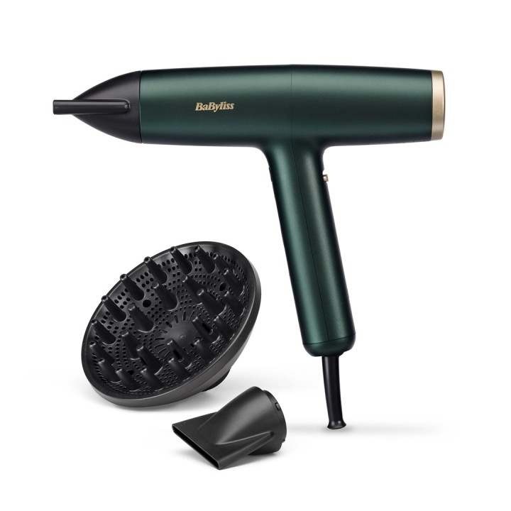 BaByliss Asciugacapelli Air Power Pro 1700 W oro verde
