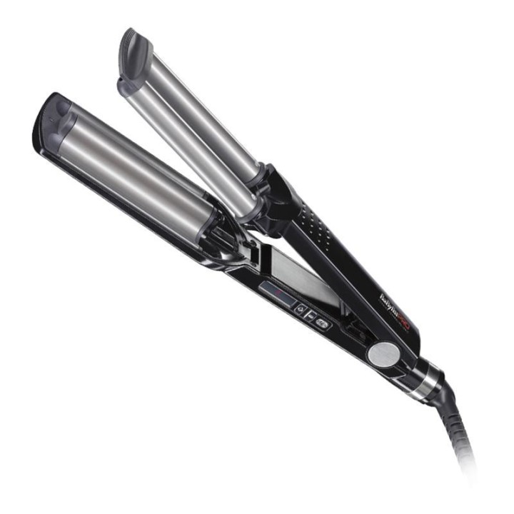 BaByliss BAB2369TTE strumento per lo styling dei capelli Piastra arricciacapelli Caldo Nero 79 W 2.7 m